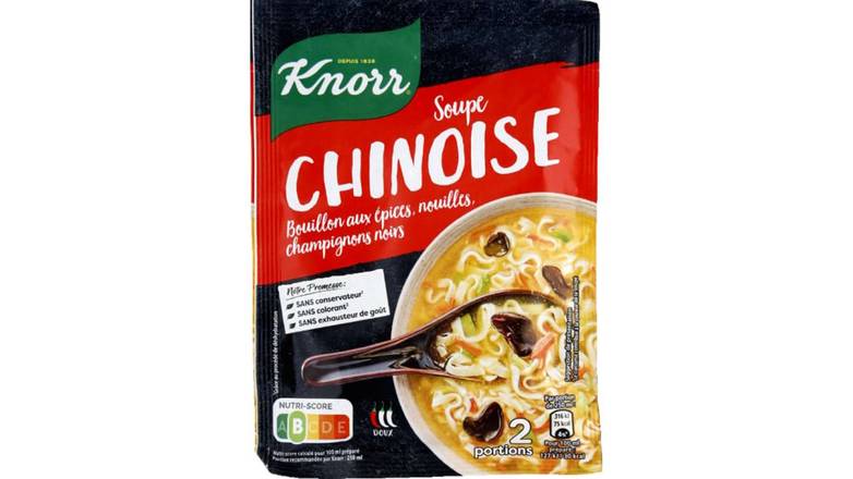 Knorr Knorr soupe déshydratée chinoise 45 gr Le sachet de 45g