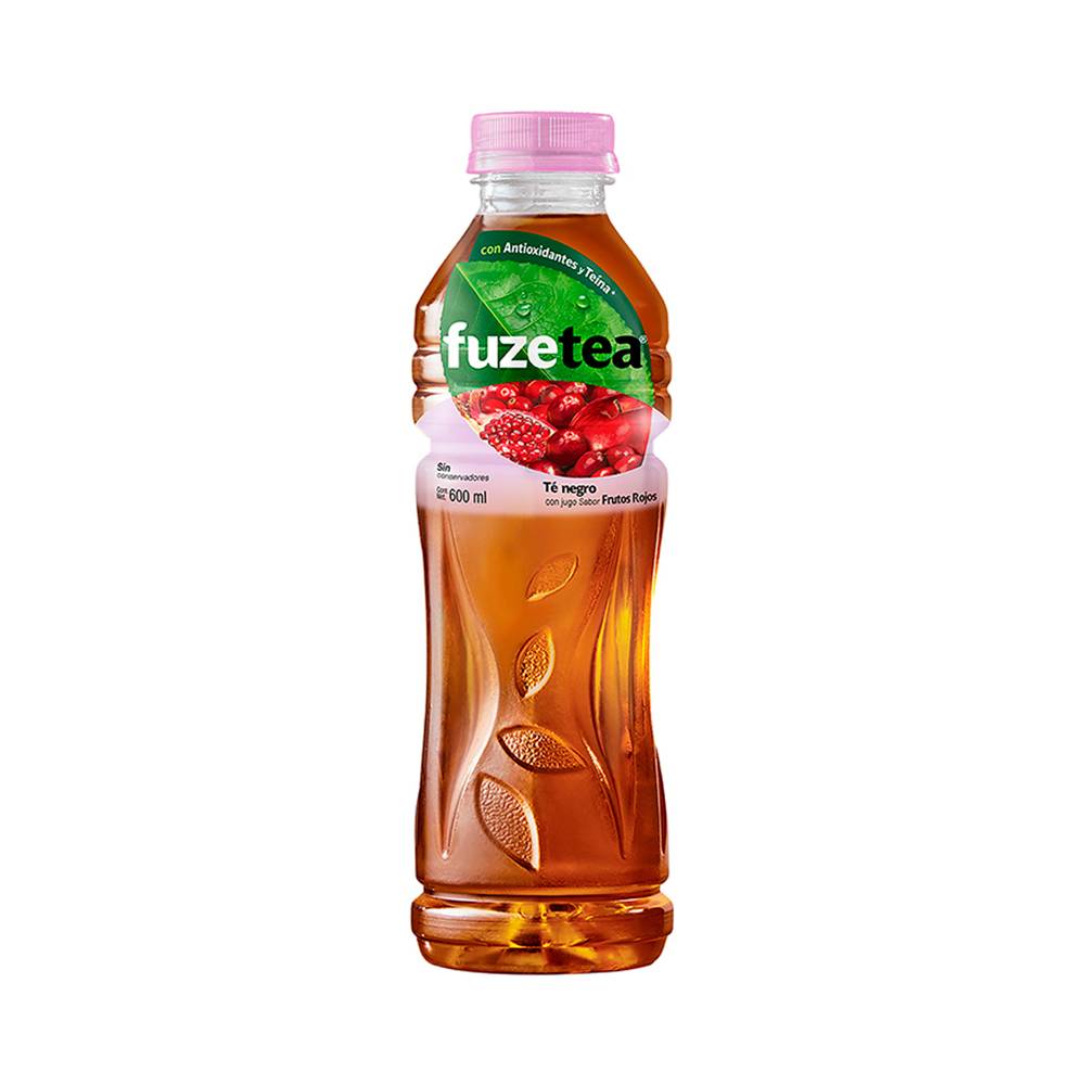 Fuze tea té negro sabor frutos rojos (600 ml)