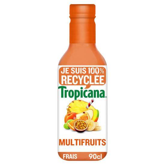 Tropicana Jus de 12 fruits pressés - Multivitalines - 6 vitamines 90cl