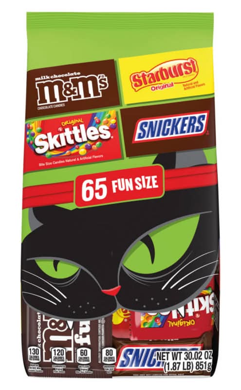 Wrigley's Halloween Candy Variety pack, Assorted (30.02 oz, 65 ct)