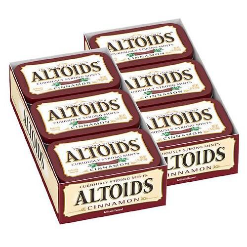 Altoids Curiously Strong Mints Cinnamon - 1.76 oz x 12 pack