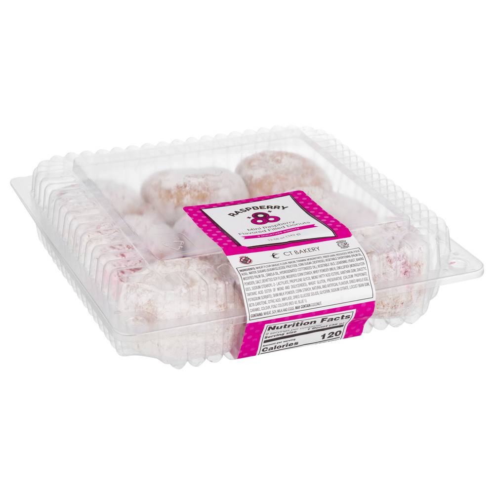 Ct Bakery Raspberry Filled Flavored Mini Donuts (12.1 oz)