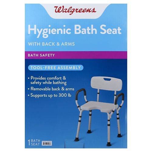 Walgreens Bath Seat With Arms & Back - 1.0 ea