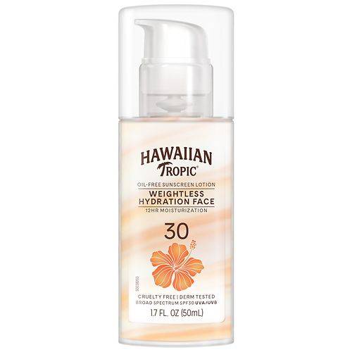 Hawaiian Tropic Face Lotion Sunscreen SPF 30 - 1.7 fl oz