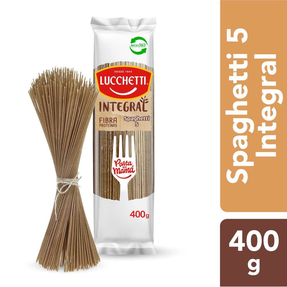 Lucchetti · Spaghetti n° 5 integral (400 g)