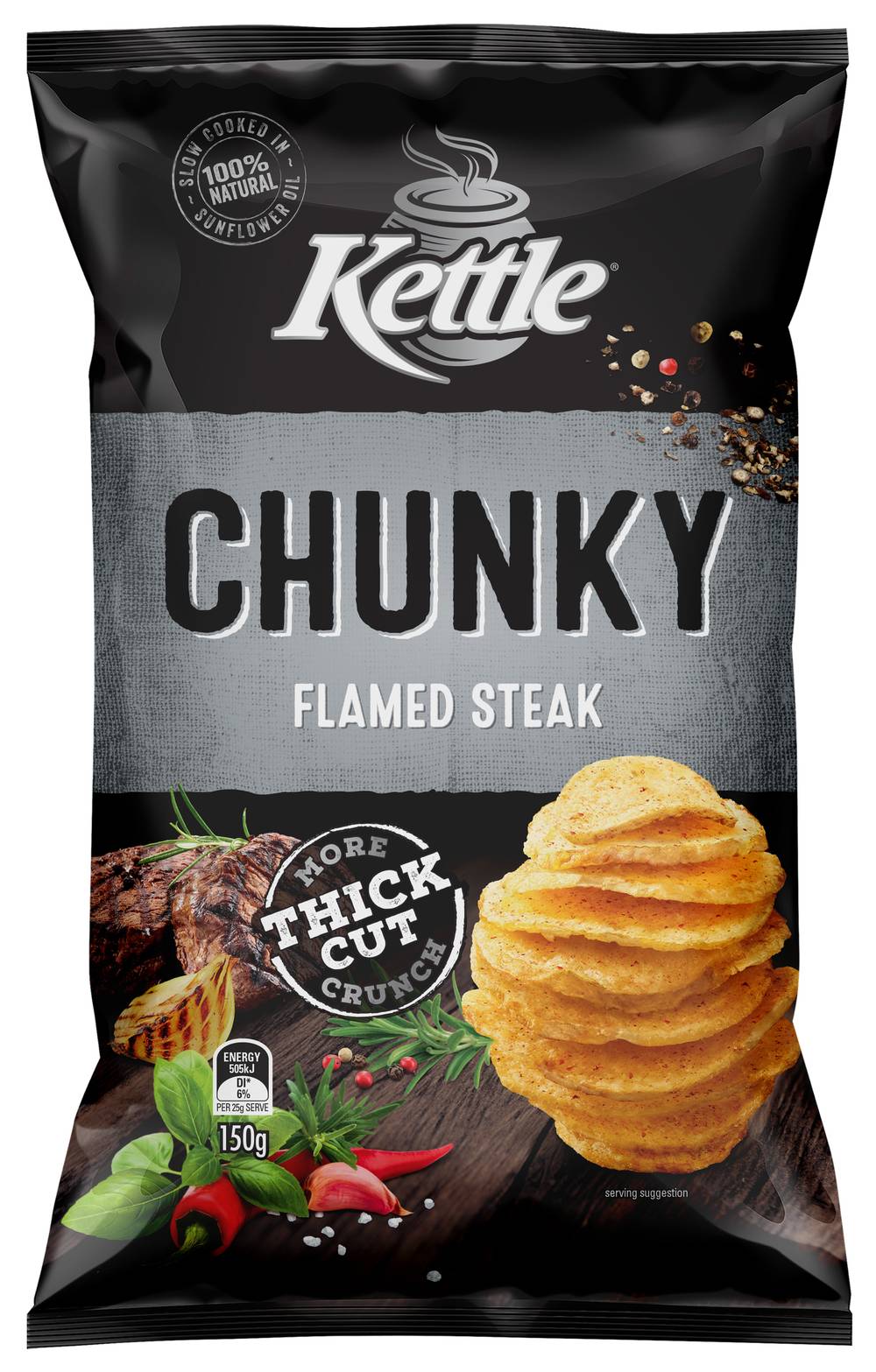 Kettle Chunky Flamed Steak Delivery Near Me Order Online Uber Eats