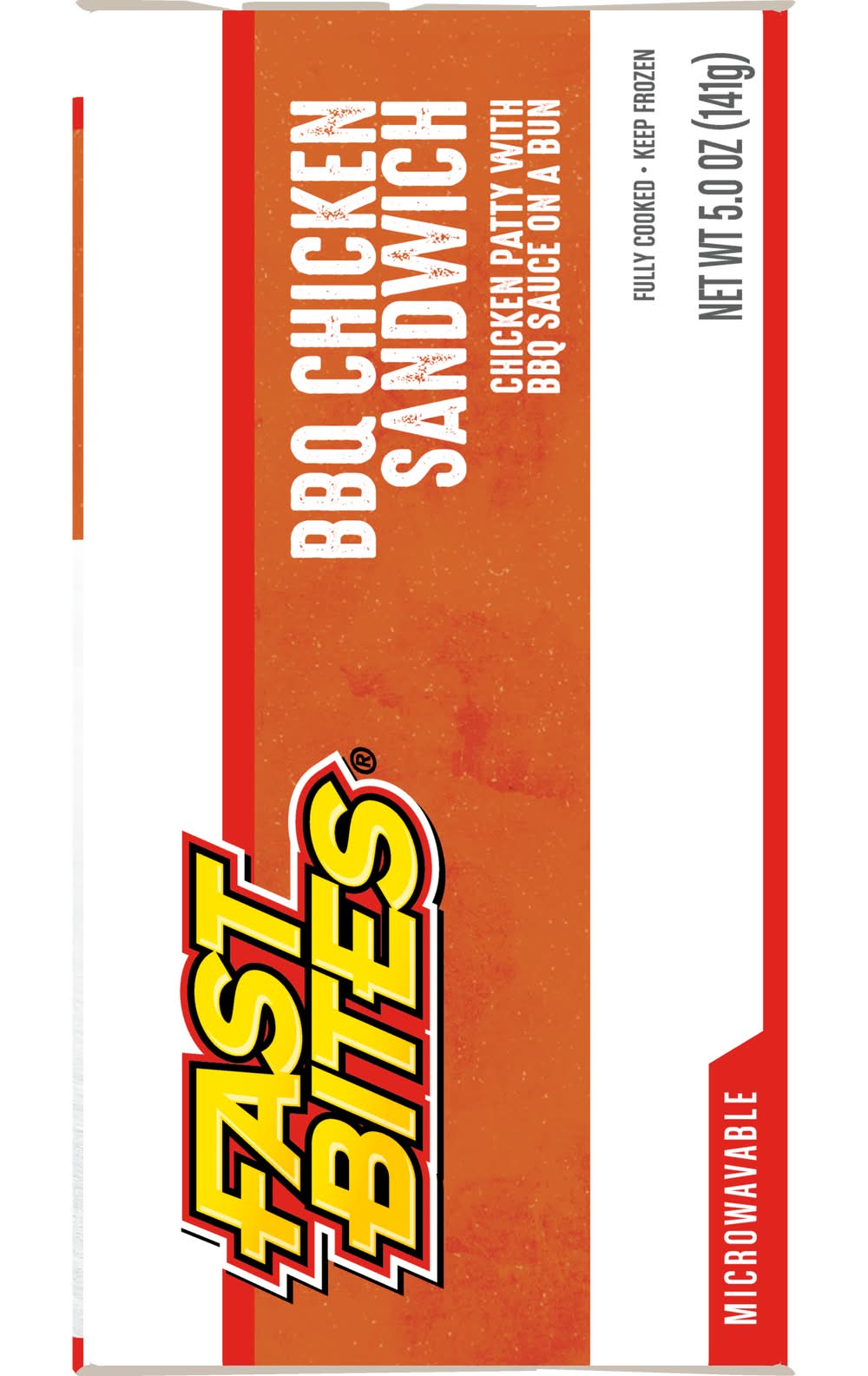 Fast Bites Fully Cooked Sandwich, Bbq Chicken (5 oz)