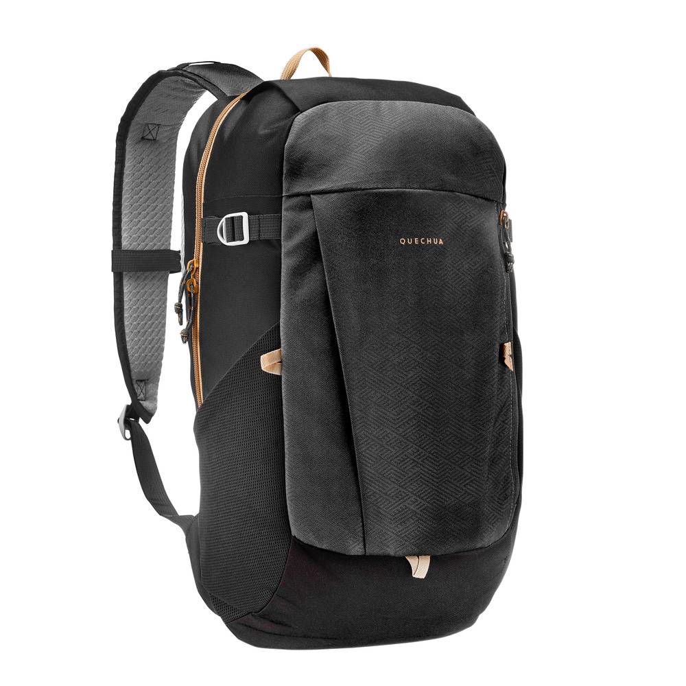 Quechua mochila de senderismo nh100 (color: negro. talla: 20 litros)