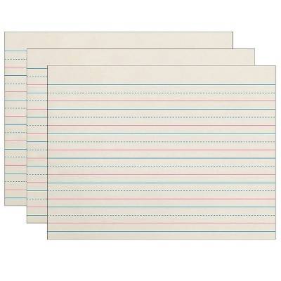 3pk 500 Sheets/Pk Zaner-Bloser Newsprint Handwriting Paper Grade K - Pacon