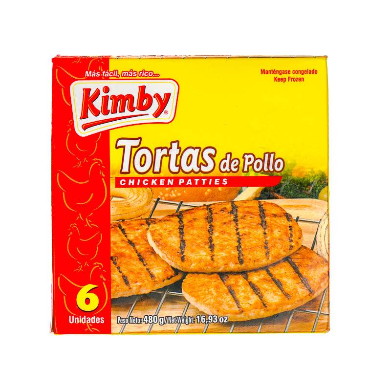 Kimby tortitas de pollo (caja 480 g)