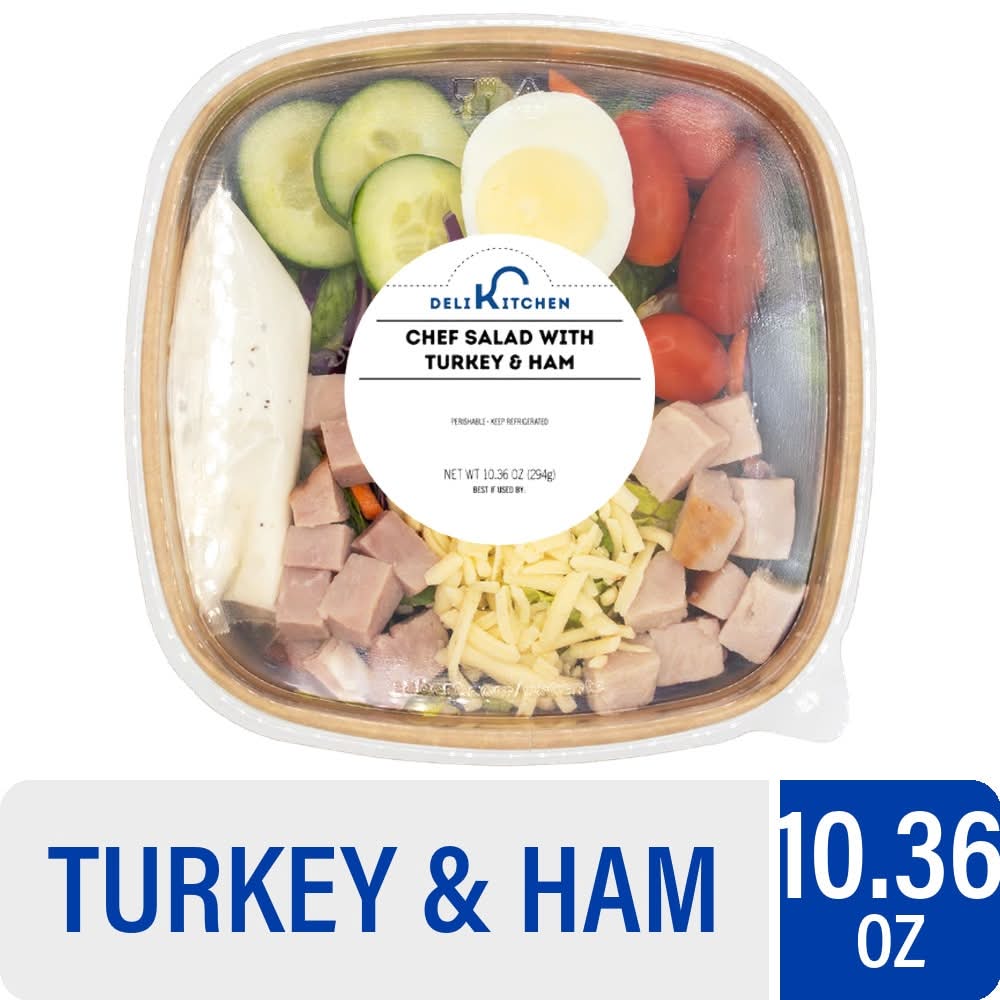 Deli Kitchen Chef Salad With Turkey & Ham (10.36 oz)