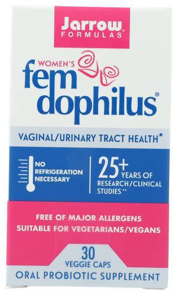 Fem Dophilus Vaginal Urinary Tract Health Jarrow Formulas 30 caps