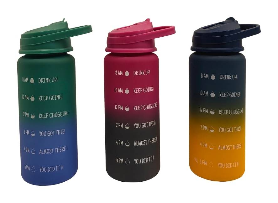 Yuyao Junhong Industry & Trade Co. Ombre Water Bottle 25 oz, Assorted (3 ct)