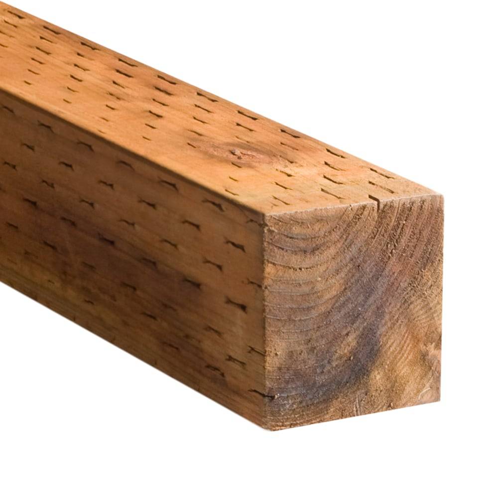 Severe Weather 4-in x 4-in x 12-ft #2 Hem Fir Ground Contact Pressure Treated Lumber | 476194