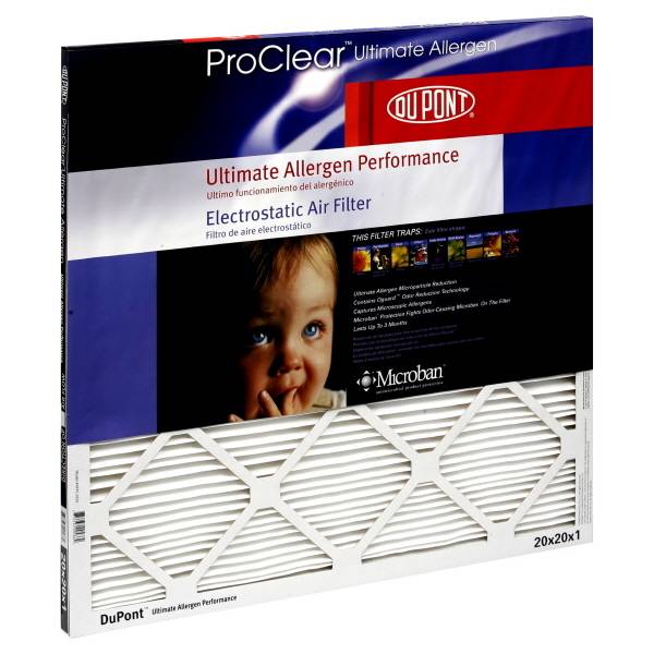 DuPont 20 X 20 X 1 Pro Clear Electrostatic Air Filter (1 ct)