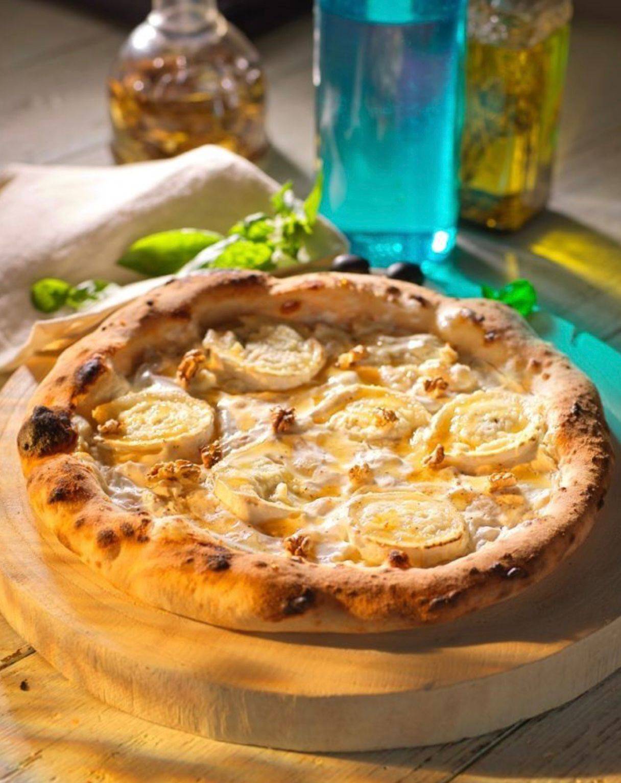 Pizza chèvre miel 🍕🍯