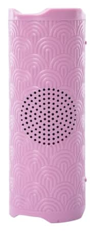 Geometric Textured Tempo Wireless Speaker Pink