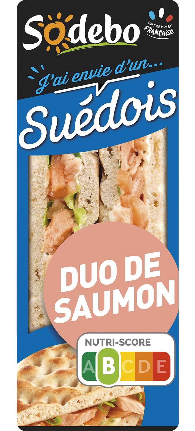 Sodebo - Sandwich suédois duo de saumon