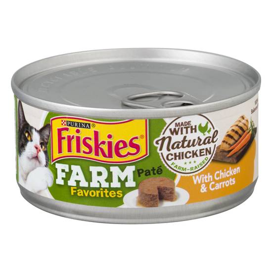 Friskies Farm Favorites Pate With Chicken Carrots Cat Food