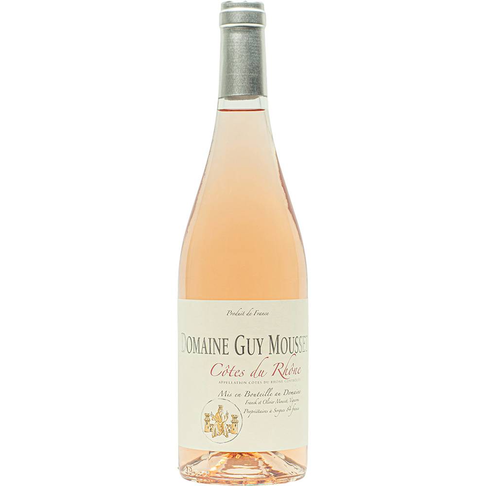 Domaine Guy Mousset Cotes Du Rhone Rose Wine (750 ml)