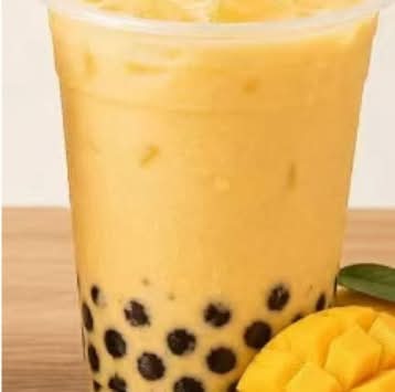 Bubble tea mango 22 onza