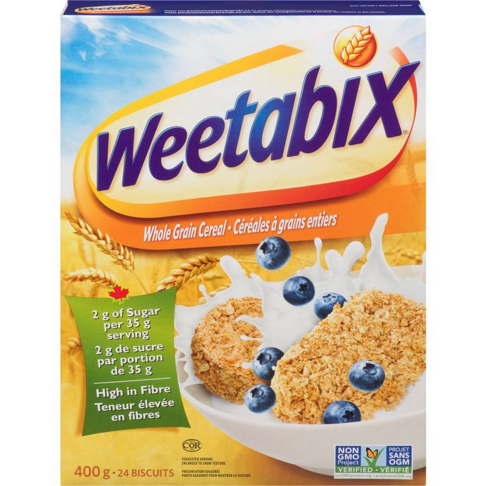 Weetabix Whole Grain Cereal (400 g)