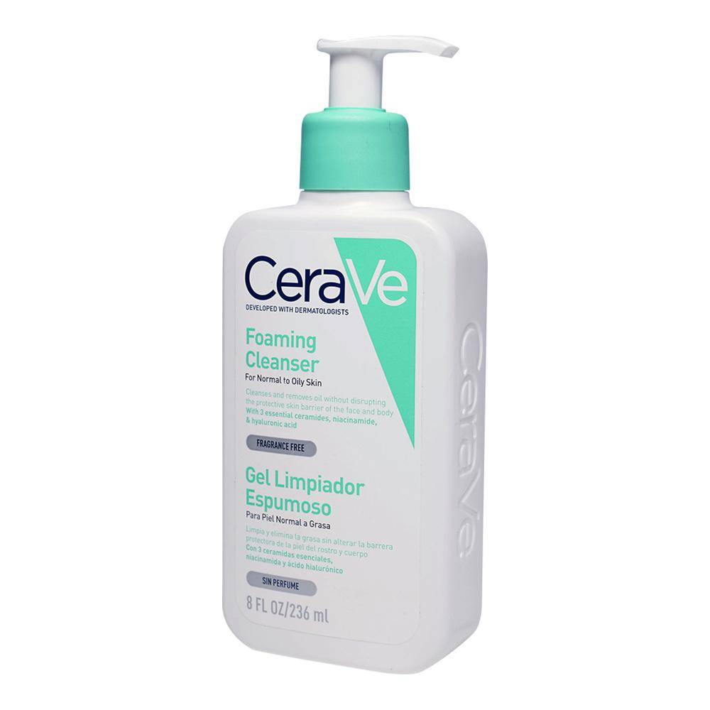 Cerave gel limpiador espumoso