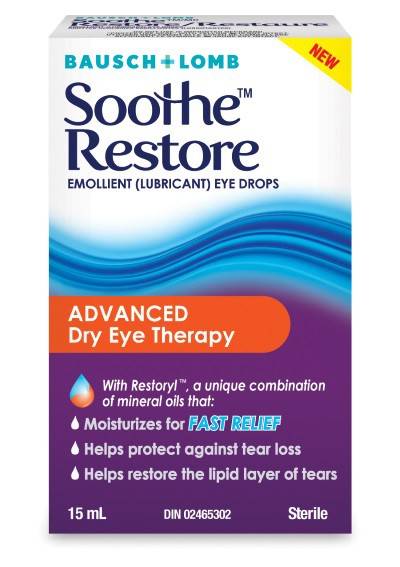 Bausch + Lomb Soothe Restore Advanced Dry Eye Therapy (15 ml)