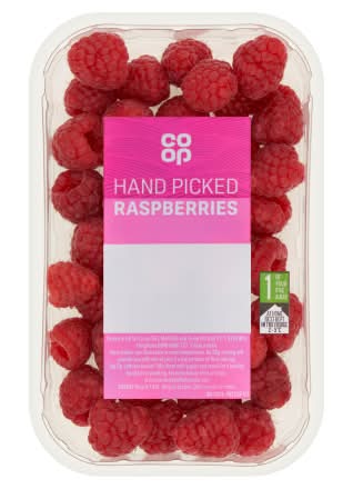 Co-op Hand Picked Raspberries (150g)
