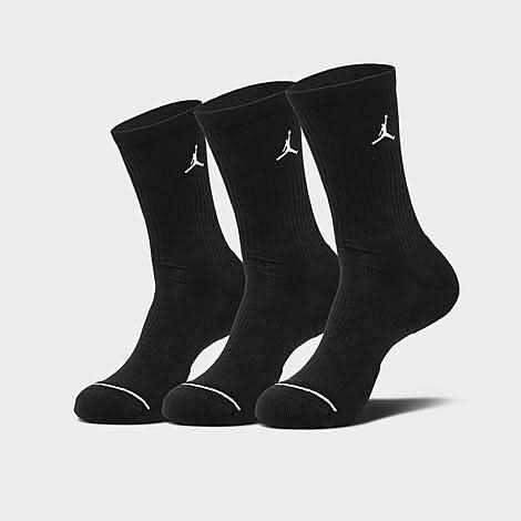 Men'S Jordan Everyday Crew Socks (3-Pack) (Medium)