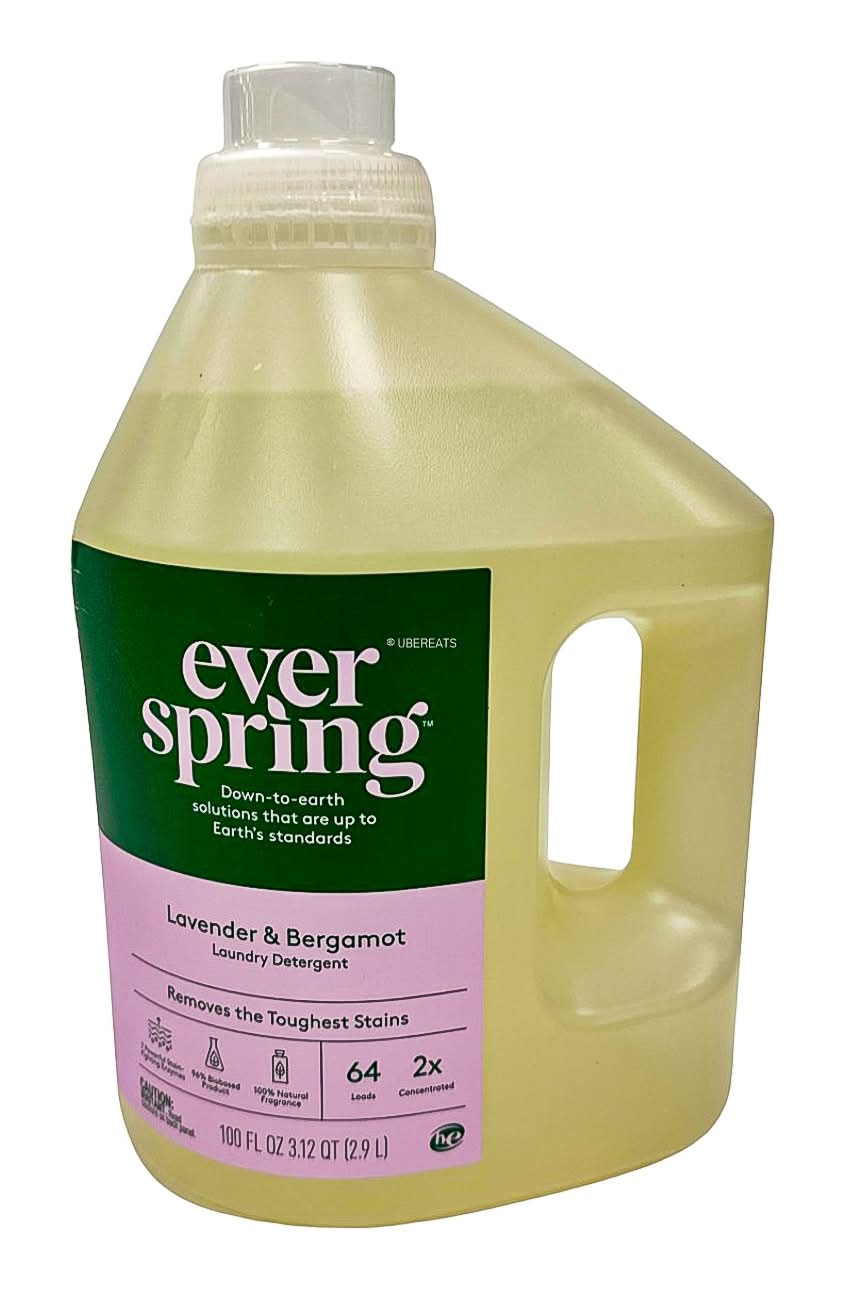 Everspring Liquid Laundry Detergent, Lavender-Bergamot (100 fl oz)