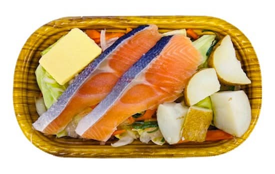 サーモントラウトとごろっとじゃが芋の味噌バター（成城石井自家製）　J-370