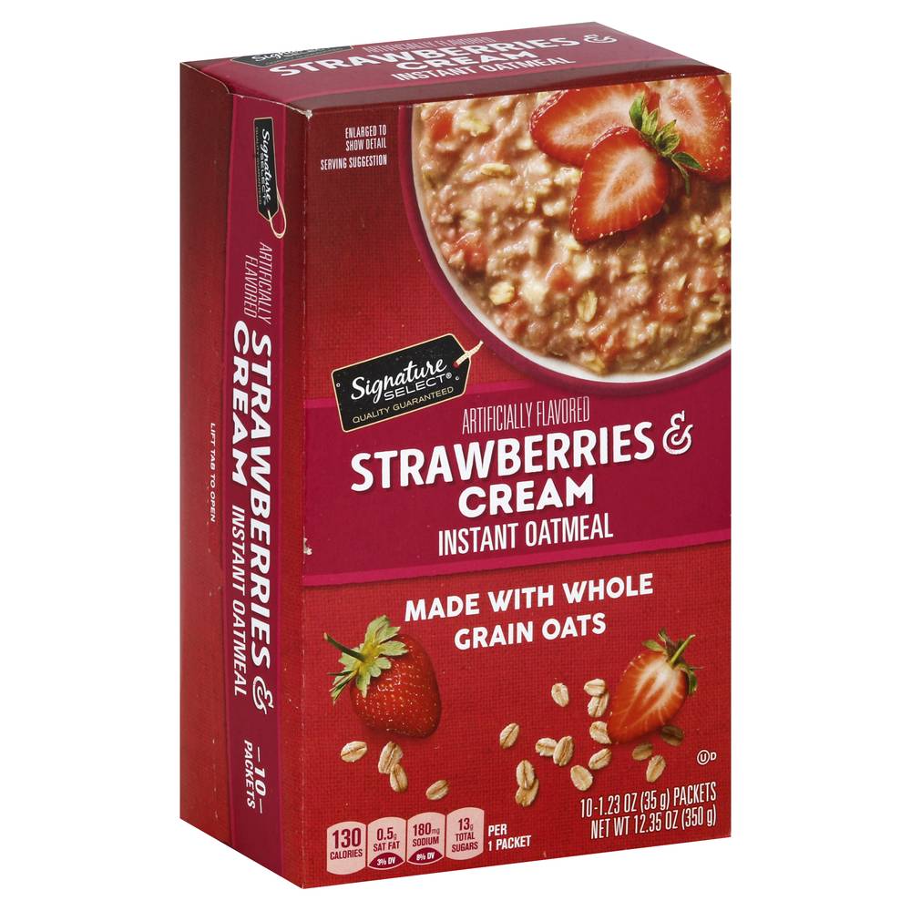 Signature Select Oatmeal Strawberries Cream (10 ct)