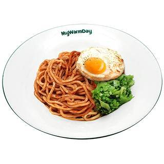川味麻辣鐵板麵(含蛋)Hot Plate Noodle with Spicy Sauce &Egg