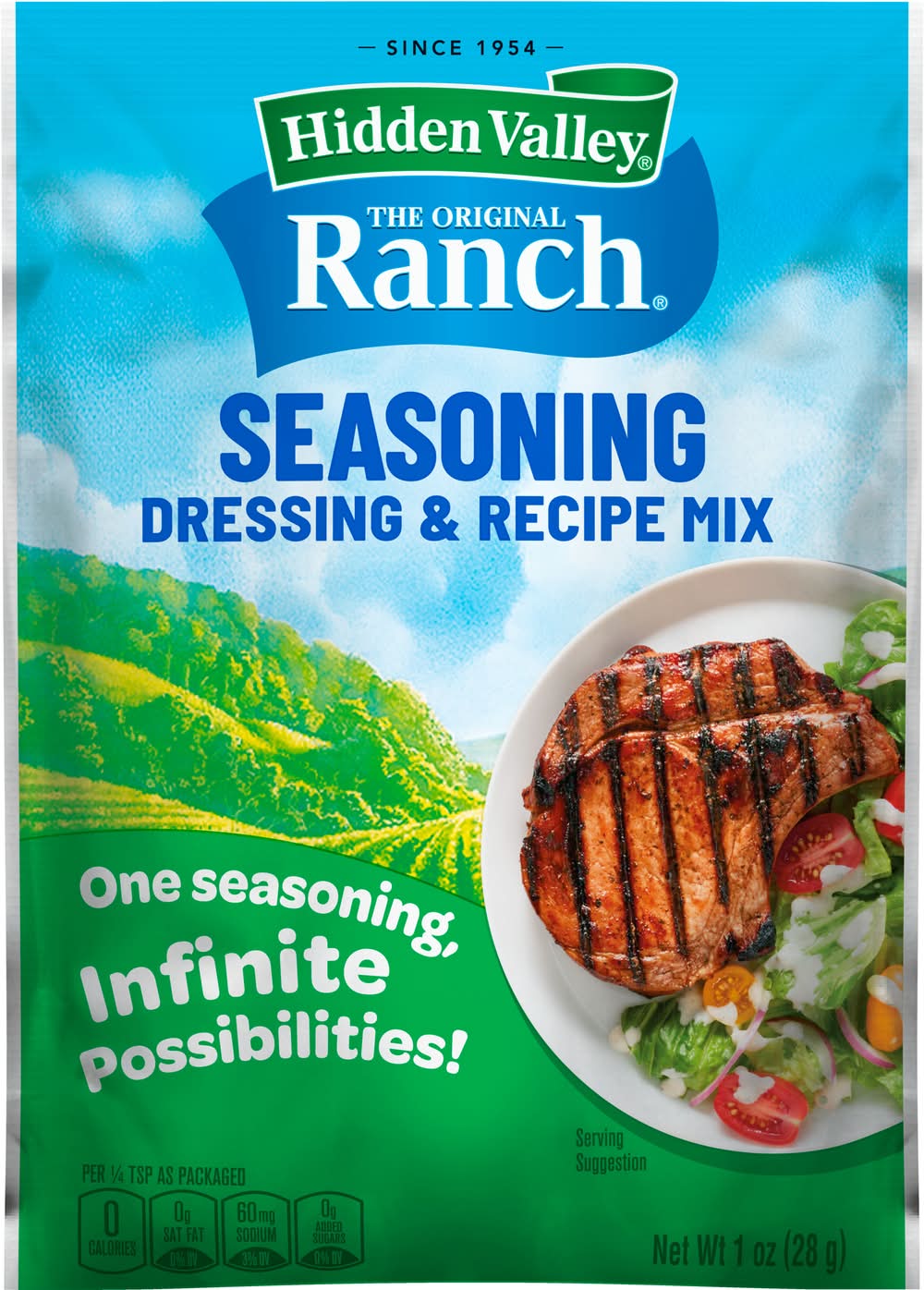 Hidden Valley The Original Ranch Seasoning Dressing & Recipe Mix (1 oz)