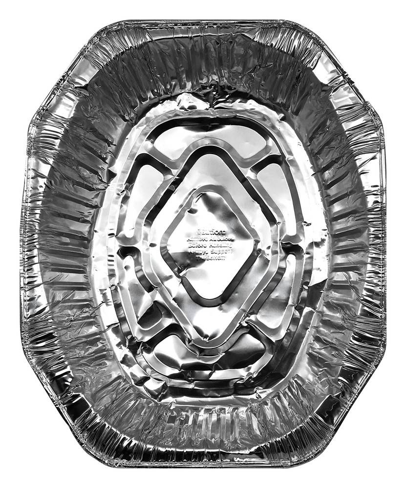 Durable Foil Oval Aluminum Roaster