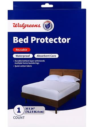 Walgreens Reusable Waterproof Bed Protector