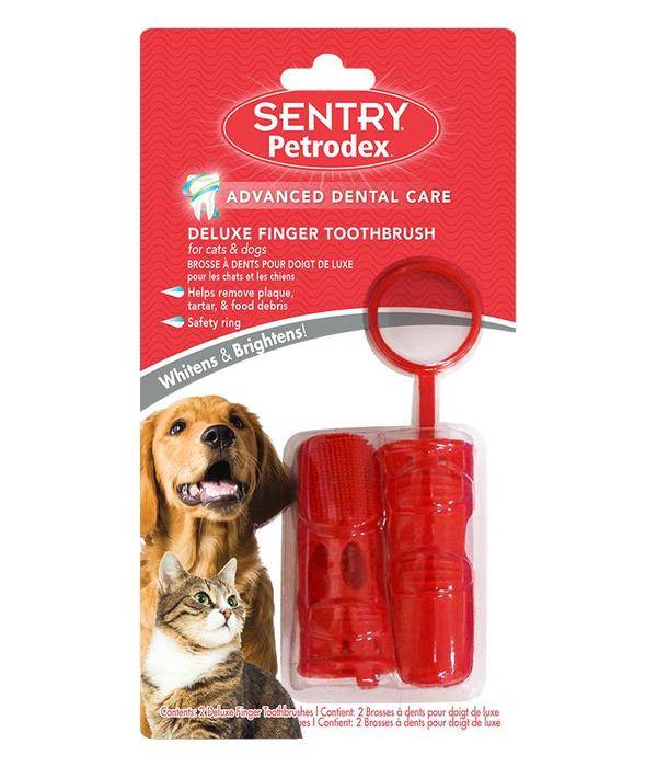 Sentry® Petrodex® Deluxe Finger Toothbrush Dog & Cat