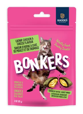 Bonkers Catnip Chicken Cheddar Crunchy Cat Treats (85 g)