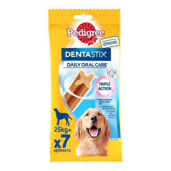 Pedigree - Dentastix bâtonnets hygiène bucco dentaire pour grand chien
