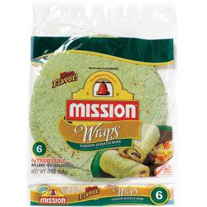 Mission - 10" Spinach Wrap - 6 ct (16 Units per Case)