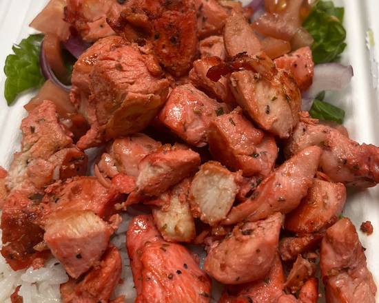 Chicken rice with can soda