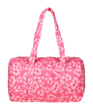 Quilted Duffle Bag Pink