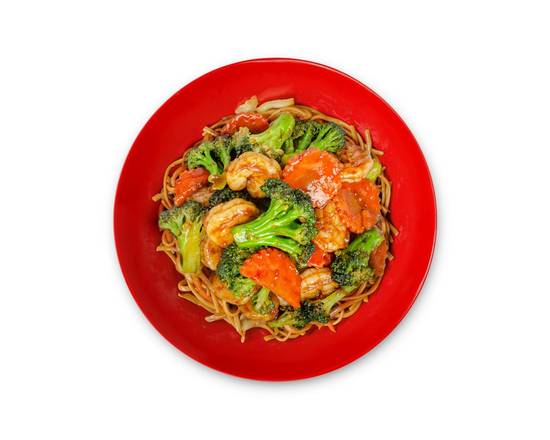 Garlic Broccoli Noodle Bowl