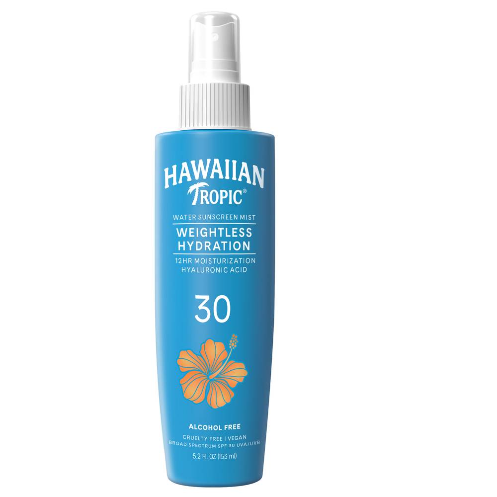 Hawaiian Tropic Weightless Hydration Water Mist Sunscreen Body