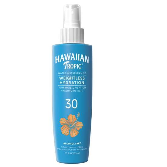 Hawaiian Tropic Weightless Hydration Water Mist Sunscreen Body