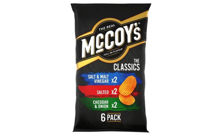 SAVE 25p: McCoy's Classic Variety Multipack Crisps 6 pack (397163) 
