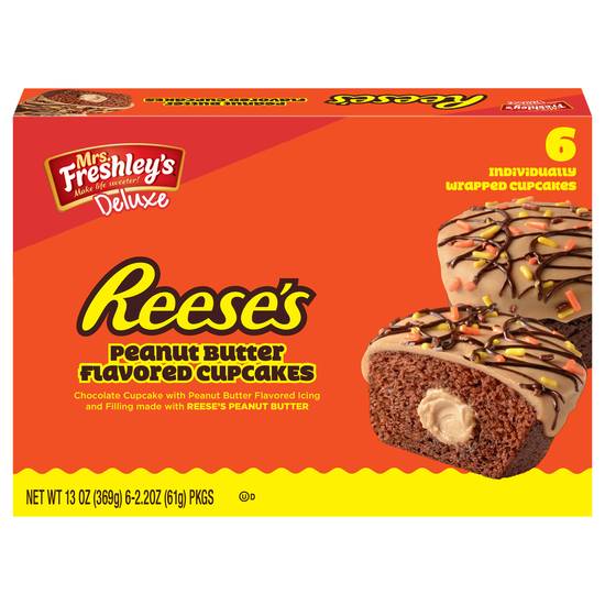 Mrs. Freshley's Cupcakes (peanut butter) (6 ct)