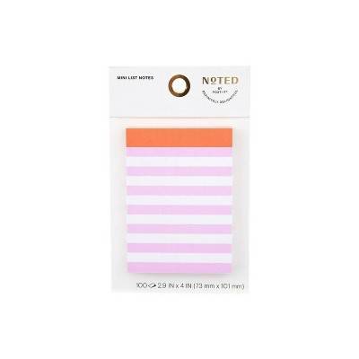 Post-It 100 Sheets Mini List Sticky Notes