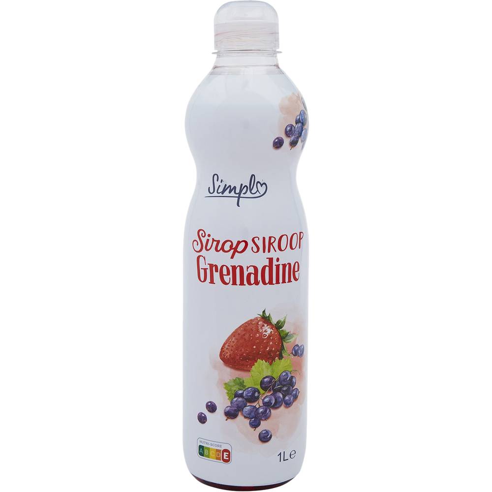 Simpl - Sirop grenadine (1L)